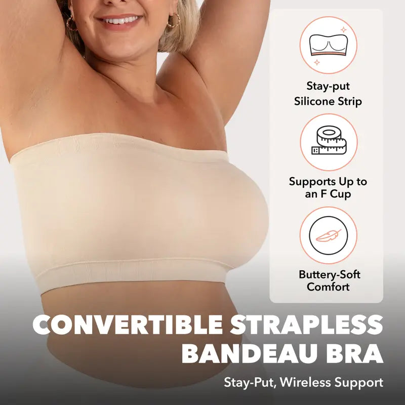 Truekind Convertible Bandeau Bra