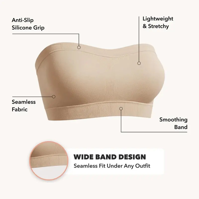 Truekind Convertible Bandeau Bra
